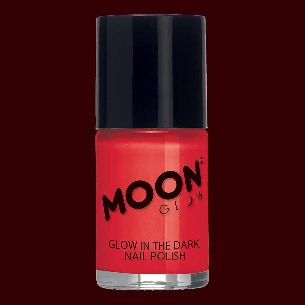 glow in the dark red nails