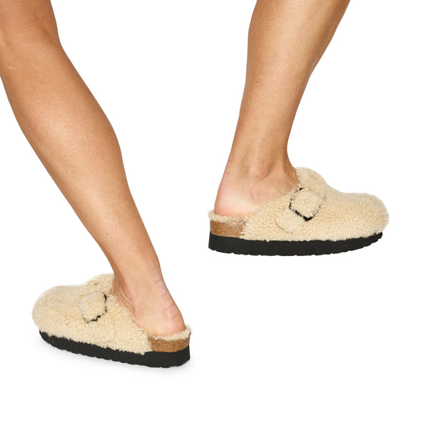 Birkenstock Arizona Teddy Shearling Sandals - ShopStyle