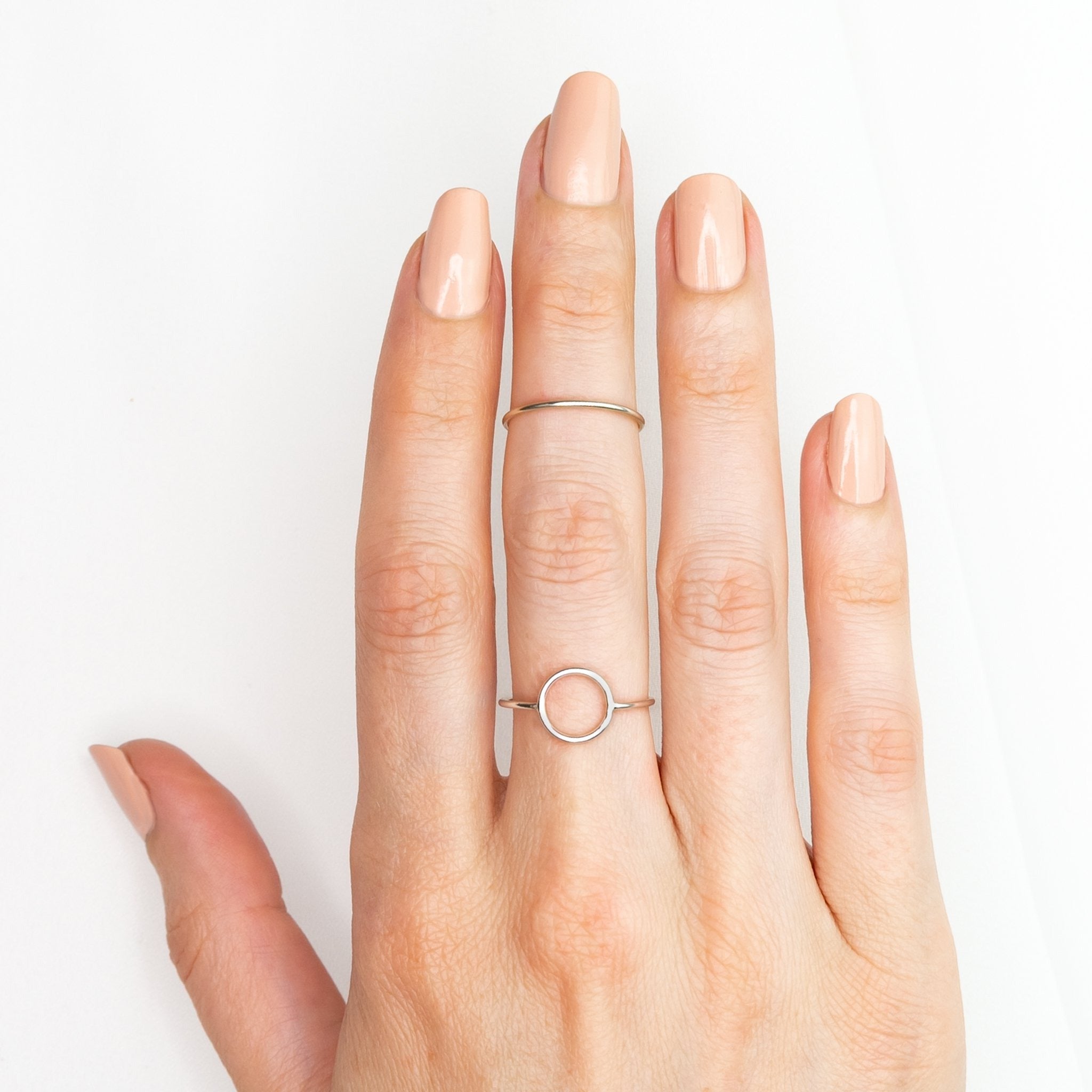 Open Circle Ring - Sterling Silver
