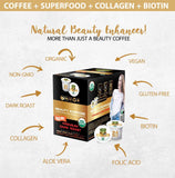 Sollo Dark Roast Beauty Purpose Infused Coffee Pods For Keurig