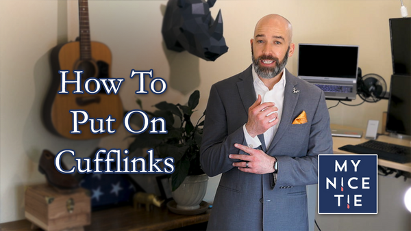 How to Put On Cufflinks