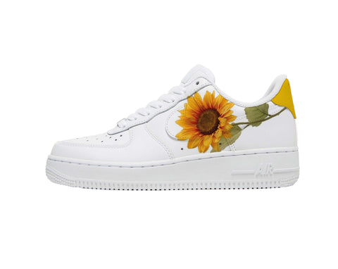 Sunflower Air Force 1 Custom Handpainted Sneakers 