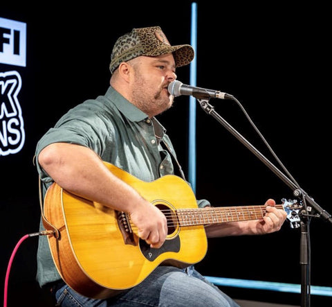 Brad Cox Playing his Pratley Guitar Premier OM-SE