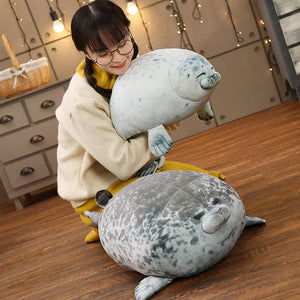 seal plush pillow