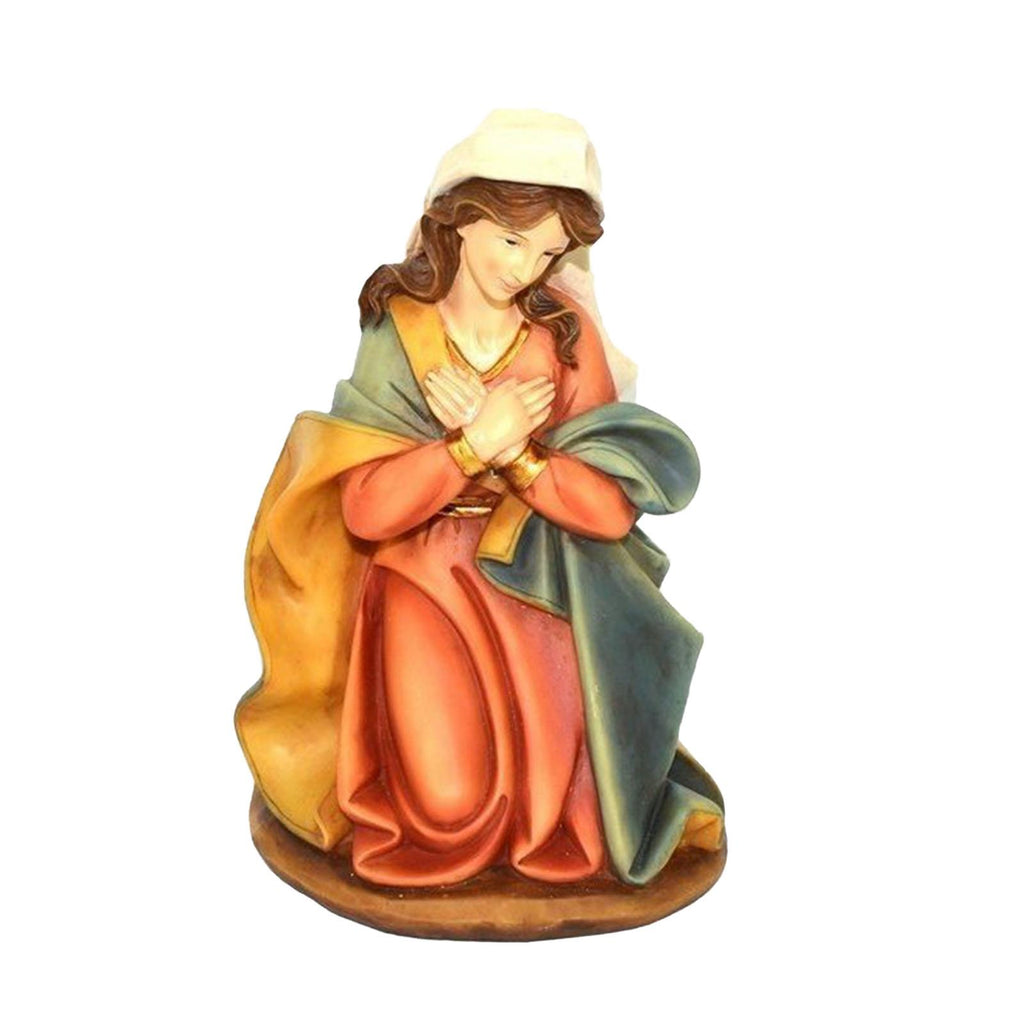 Statuina San Giuseppe per presepe natività in poliresina decorata a –