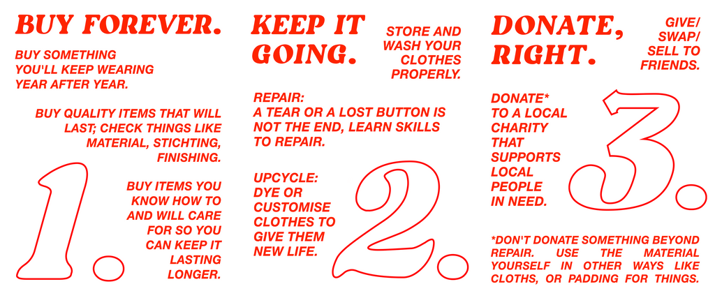 Prevent clothing waste. Keep the piece.