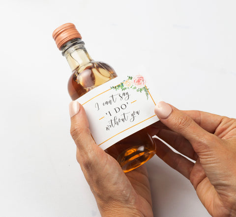 The Most Adorable DIY Mini-Wine Bottle Bridesmaid Gift Ever!