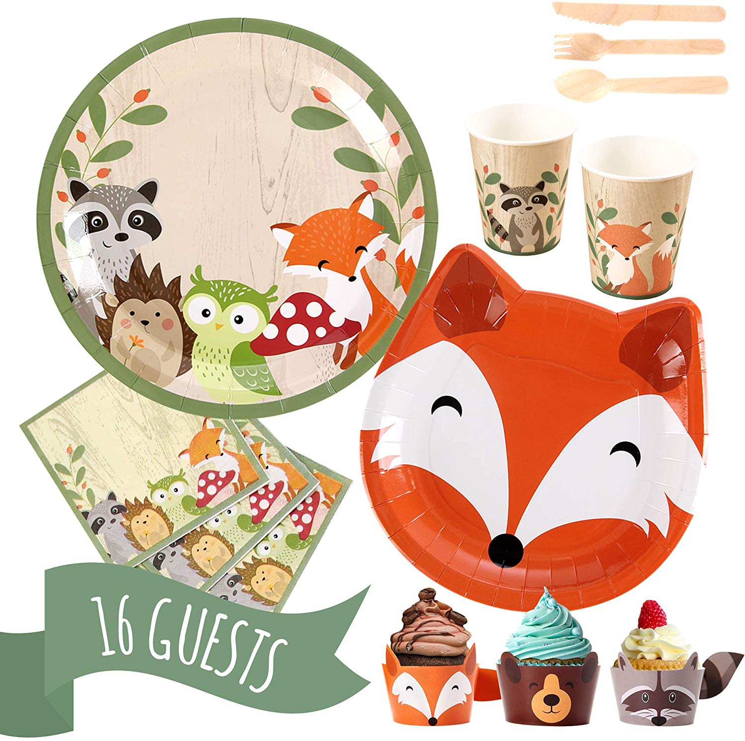 Fox Gift Box for Woodland Themed Parties - DIY Candy