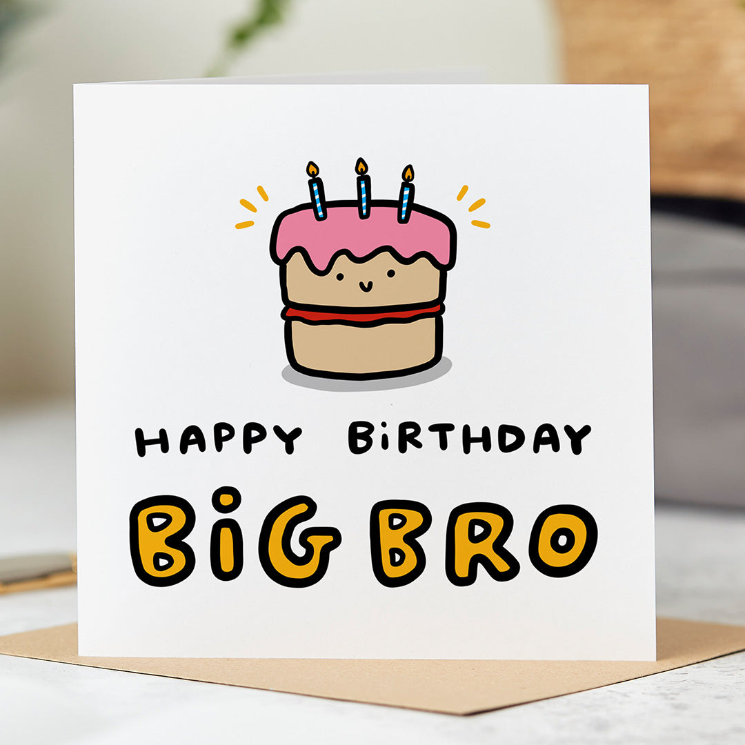 Happy Birthday Big Bro Card - Celebrate Your Big Brother – Arrow ...