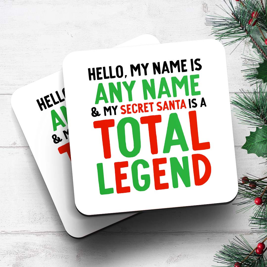 Secret Santa Is A Total Legend Funny Gift Arrow Gift Co