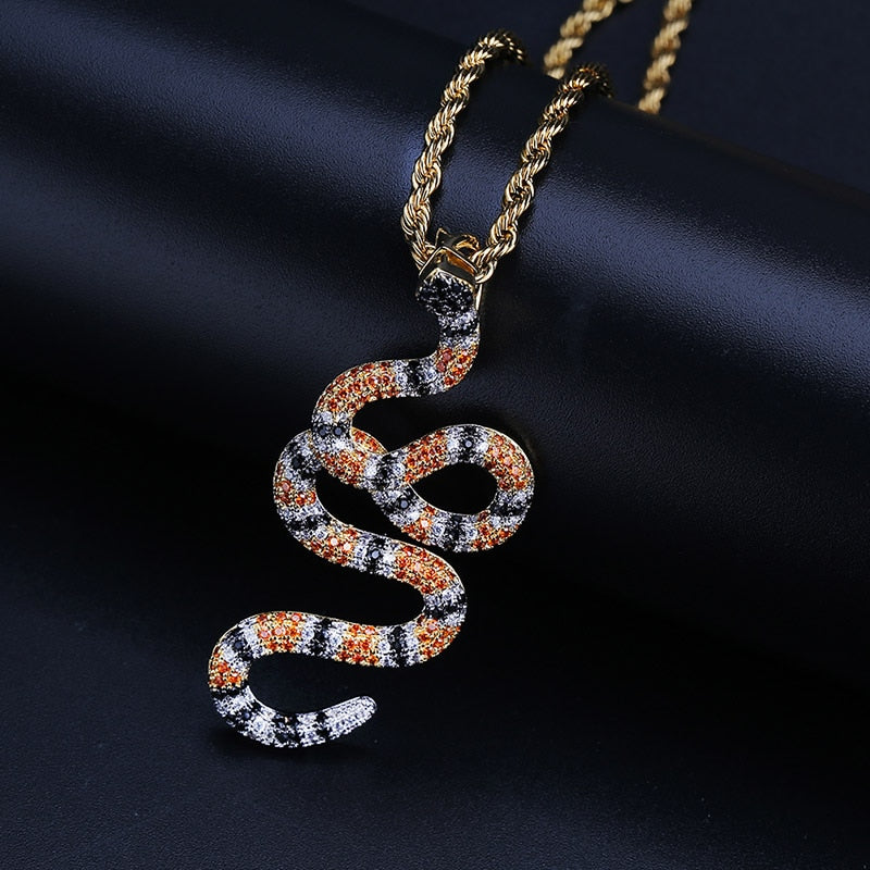 iced out gucci pendant