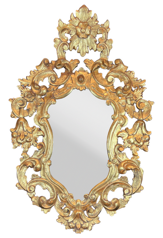 Baroque gold mirror