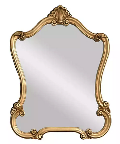 Gilded gold mirror