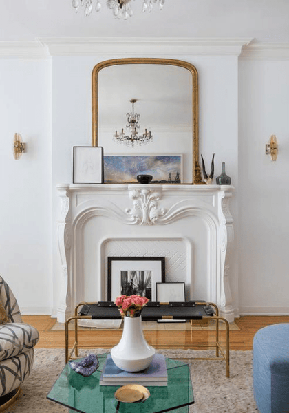 Mirror Over Fireplace Rules: Don't Make These Common Mistakes – Primi ...