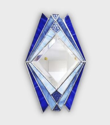 InStudio999Glass_Etsy stained glass mirror