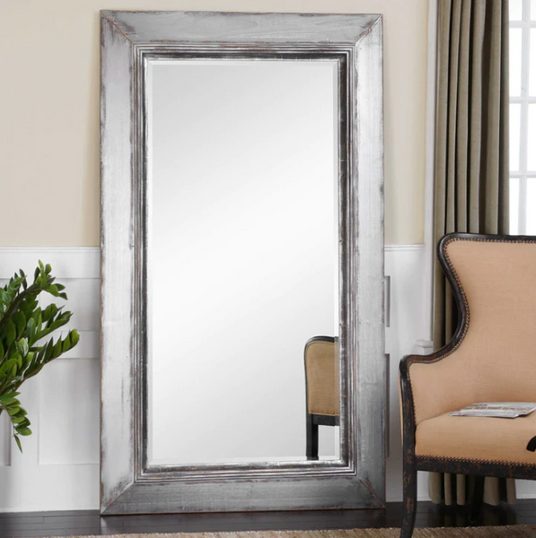 Lucanus Oversized Silver mirror from France & Son