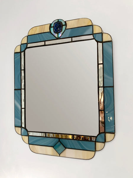 Stained glass mirror from Stained Glass Centre