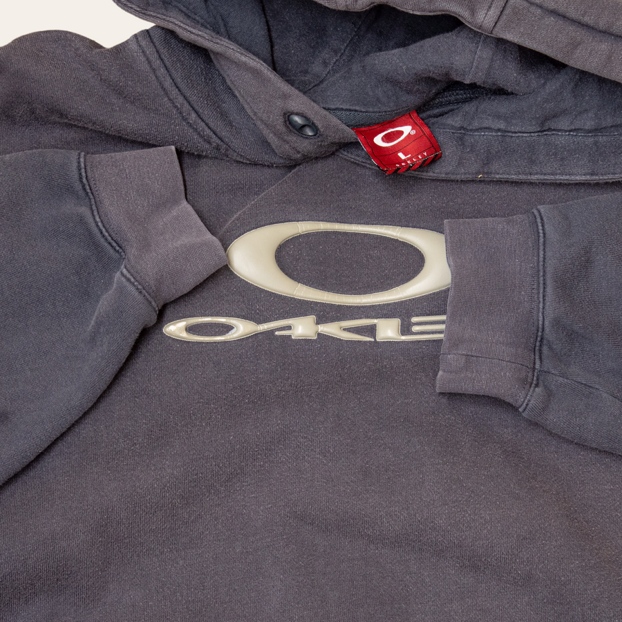 90s OAKLEY SPELLOUT HOODIE (L)