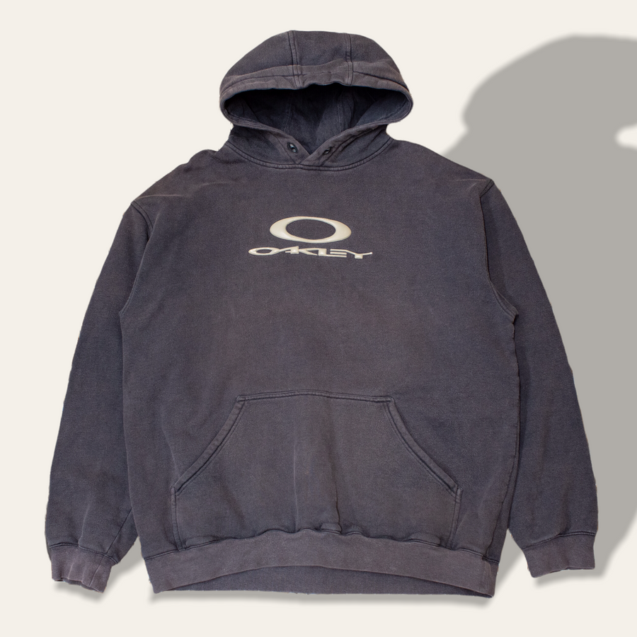 90s OAKLEY SPELLOUT HOODIE (L)