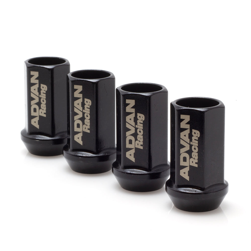 Advan Racing Lug Nuts 17mm - Black - WheelMod product image