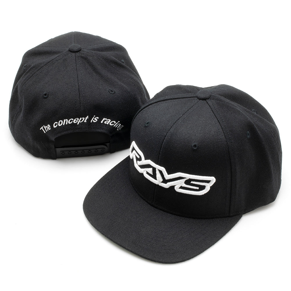 Rays The Concept is Racing Snapback Hat - Black - WheelMod product image