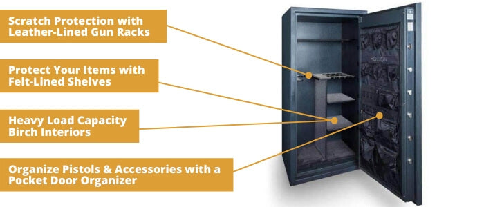 Hollon TL-15 Gun Vault Interior & Storage Features