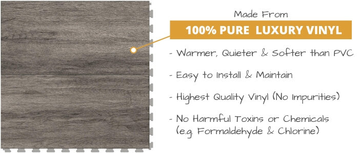 Perfection Floor Tiles Made from 100% Pure Virgin Vinyl