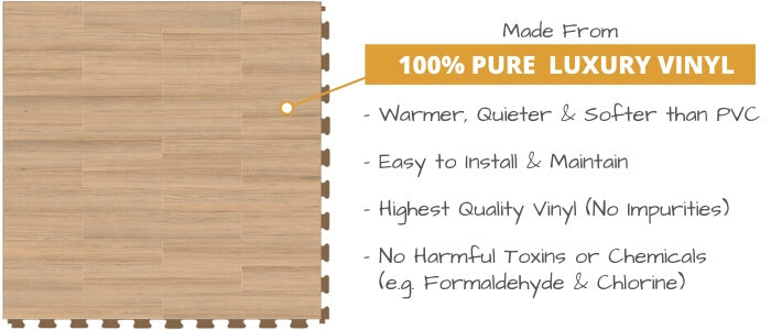 Perfection Floor Tiles Made from 100% Pure Virgin Vinyl