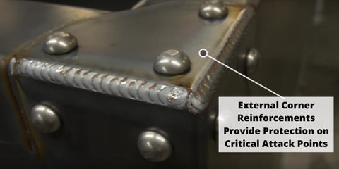 rhino's external corner reinforcement on AIW and A series