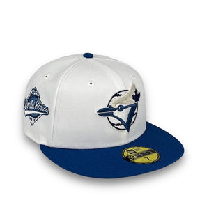 Toronto Blue Jays T Logo Authentic Collection 59FIFTY New Era Blue Hat –  USA CAP KING