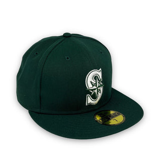Side Split LA Dodgers New Era 59FIFTY Blue Hat Green Bottom – USA CAP KING