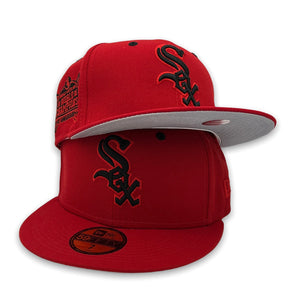 New Era White Sox mlbbasic Red/White Fitted Men's  