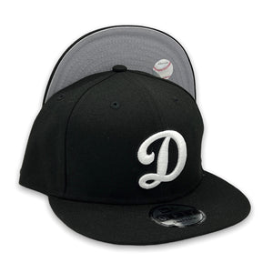 Brooklyn Dodgers 1942 All Star Game 59FIFTY New Era Fitted Hat (Navy Blue Gray Metallic Green Under BRIM) 7