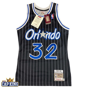 Khaki Black Swingman Shaquille O'Neal Los Angeles Lakers 1996-97 Jerse –  USA CAP KING