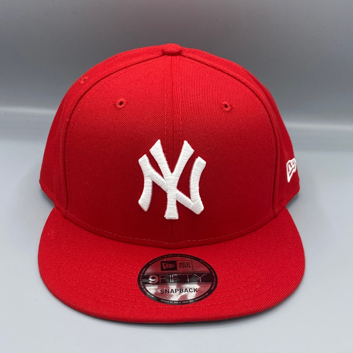 New York Yankees Basic 9FIFTY New Era Red Snapback Hat – USA CAP KING