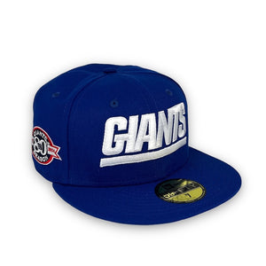 New York Giants 1942 All Star Game 59FIFTY New Era Fitted Hat (Chrome White Seaweed Green Gray Under BRIM) 7 3/8