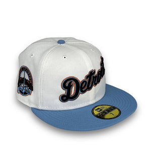 Detroit Tigers 2000 TIGER STADIUM New Era 59Fifty Fitted Hat (Seaweed Burnt  Barkwood Green Under Brim)