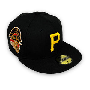 Pirates R. Clemente 59FIFTY New Era Black Fitted Hat Grey Bottom – USA CAP  KING