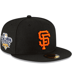 SAN FRANCISCO GIANTS 2002 WORLD SERIES NEW ERA FITTED CAP - ShopperBoard