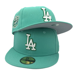 Los Doyers Dodgers New Era 59FIFTY Camel & Olive Fitted Hat H Red Bott –  USA CAP KING