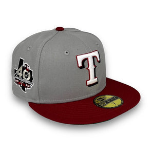 New Era Texas Rangers All Star Game 1995 Lava Pink Edition 59Fifty Fitted  Hat