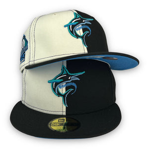 Miami Marlins New Era 59Fifty Fitted Hat (Sky Blue Yellow)