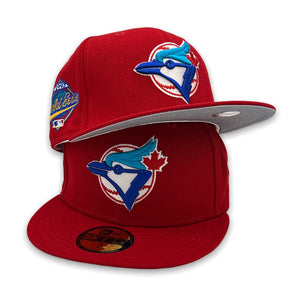 TORONTO BLUE JAYS 1993 WORLD SERIES VILLAIN PACK RED BRIM NEW