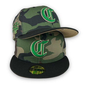 Los Angeles Dodgers URBAN CAMO-BOTTOM Lava Red Fitted Hat