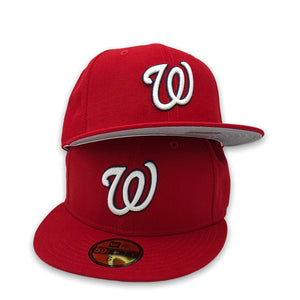 New Era Washington Nationals Red/Navy Alternate 2 Authentic Collection On-Field Low Profile 59FIFTY Fitted Hat