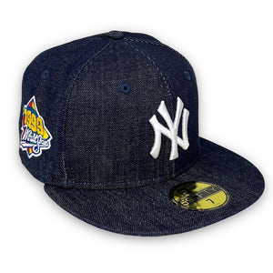 New York Yankees Dynasty New Era 59FIFTY Fitted Hat (Gray Navy Gray Under BRIM) 7 1/8