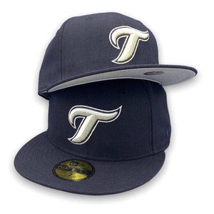 Toronto Blue Jays New Era Custom Gray/Tie Dye Side Patch 59FIFTY Fitted Hat, 8 / Gray