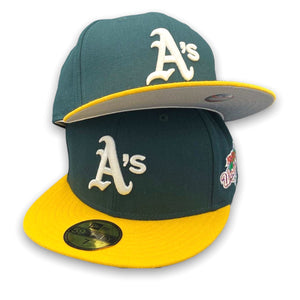 Los Angeles Dodgers 1988 World Series New Era 59Fifty Fitted Hat (Dark  Green Pink Under Brim)
