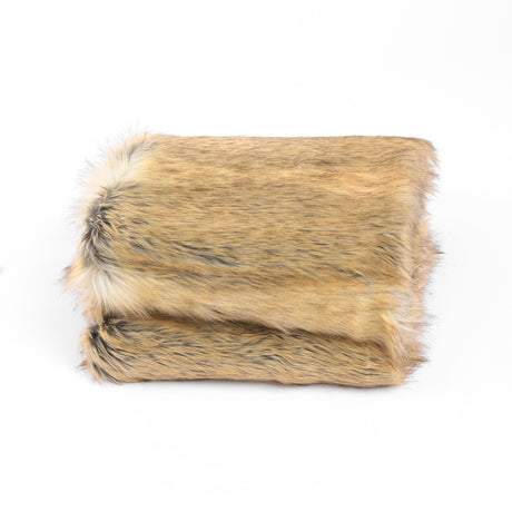Faux Fur Throw - Amber Fox – Best Home Fashion