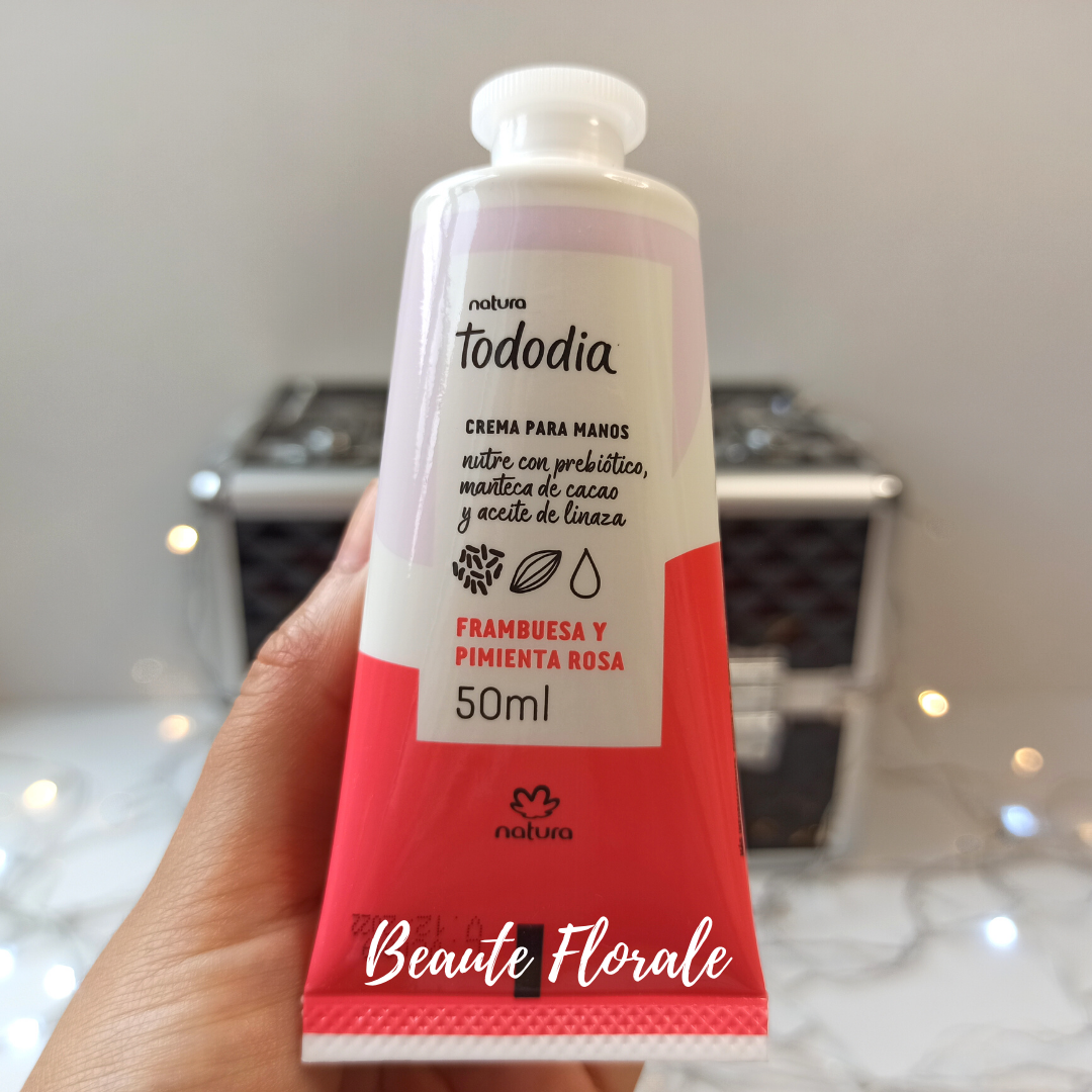 Tododia Crema nutritiva para manos Frambuesa y Pimienta Rosa – Beaute  Florale